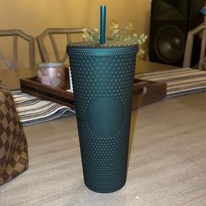 Emerald Green Studded Starbucks Cup